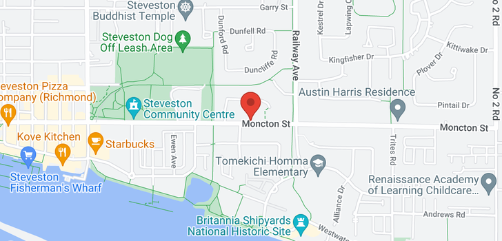 map of 4671 MONCTON STREET